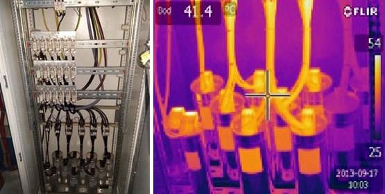 thermal imaging of distribution systems